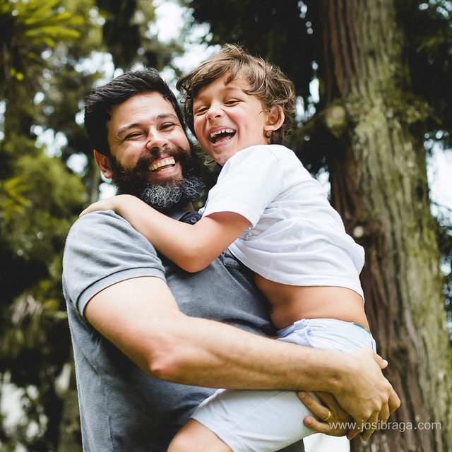 Dia dos pais Miguel e Cadu